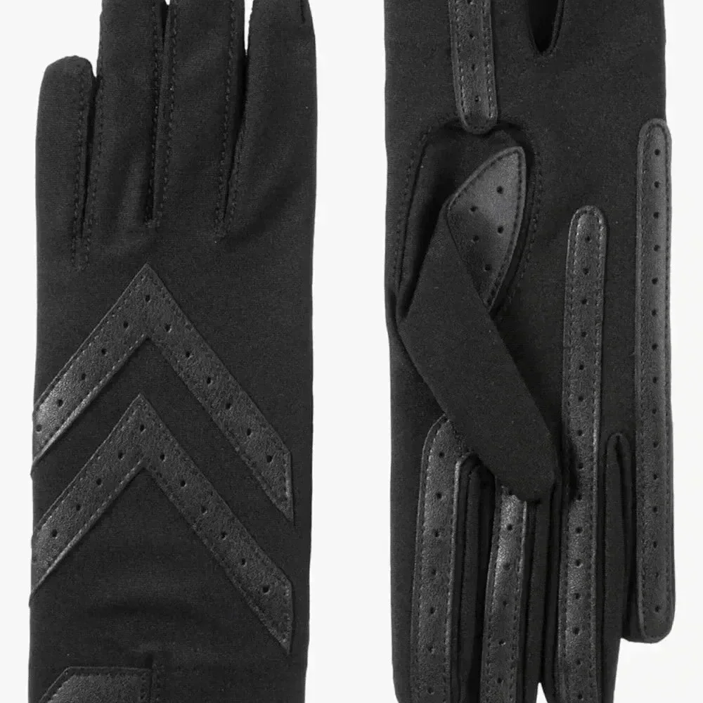 Isotoner Women’s Black Stretch Gloves One Size